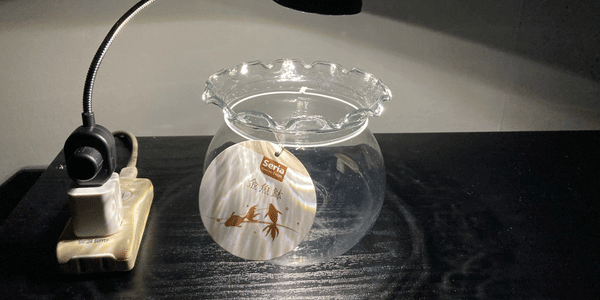 セリアの金魚鉢