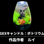 水草ボトリウムの作り方｜GEXキャンドルを使ったレイアウト